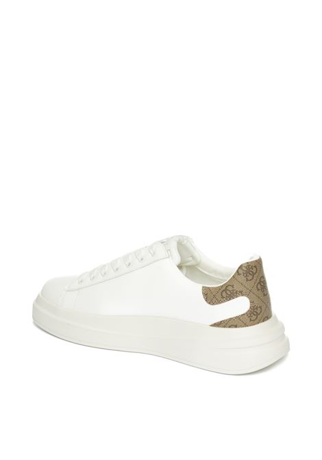 sneaker vibo bianco/beige GUESS | FMPVIB LEA112ELBA-WBEIB